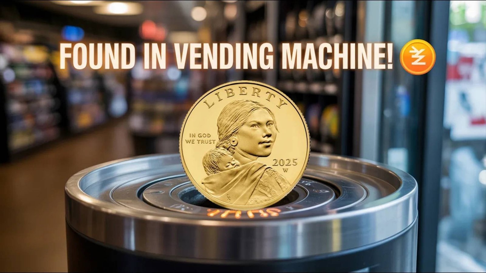 Social Media Goes Wild Over This Sacagawea Dollar Found in a Snack Machine - Worth Fortune?