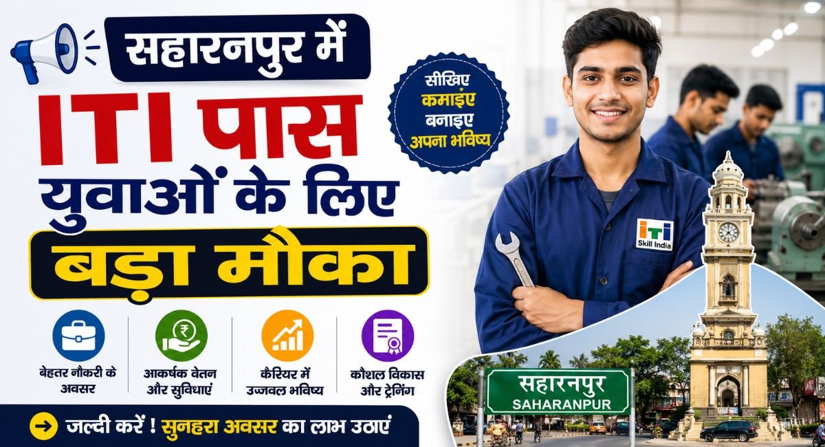 A great opportunity for ITI-qualified youth in Saharanpur