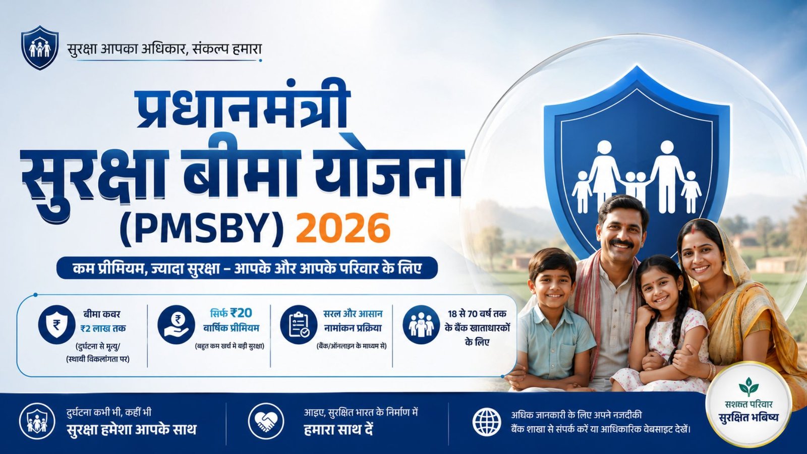 Pradhan Mantri Suraksha Bima Yojana (PMSBY) 2026