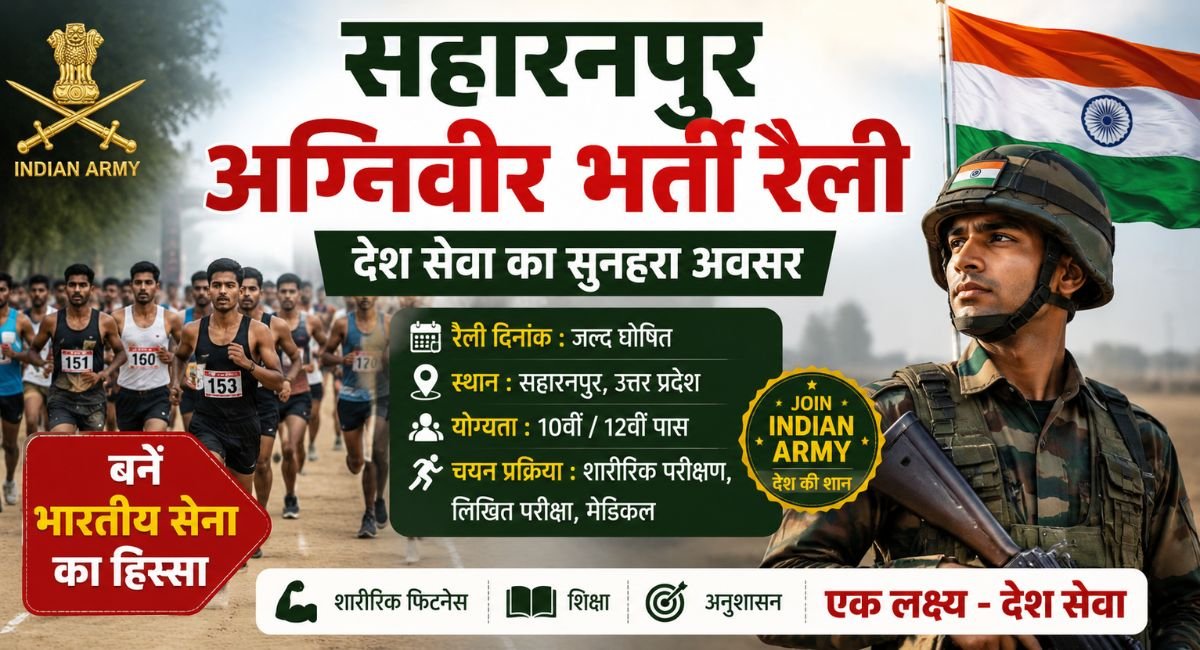Saharanpur Agniveer Recruitment Rally