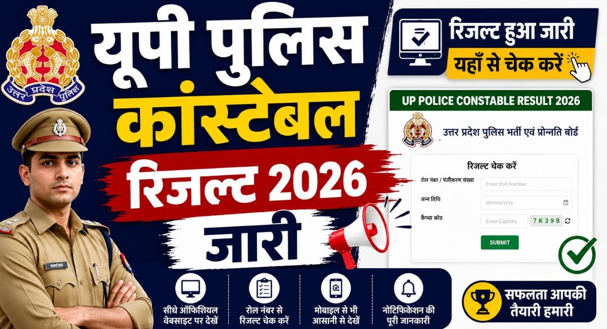 UP Police Constable Result 2026 Released