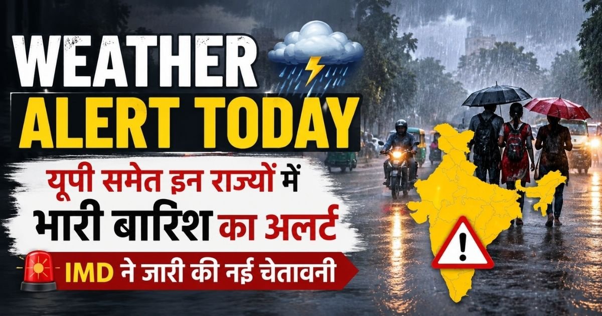 Heavy rain alert in these states today